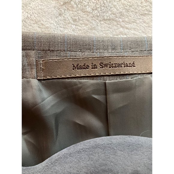 Ermenegildo Zegna Sz.50 C Blazer Sport Coat High Performance Wool and Silk Plaid - Picture 13 of 14